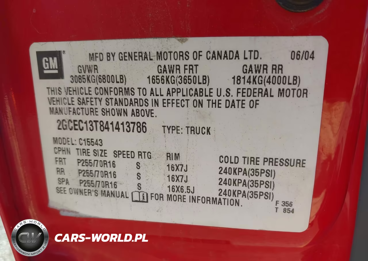 2004 Chevrolet Silverado 1500 Ls VIN:2GCEC13T841413786 - 9