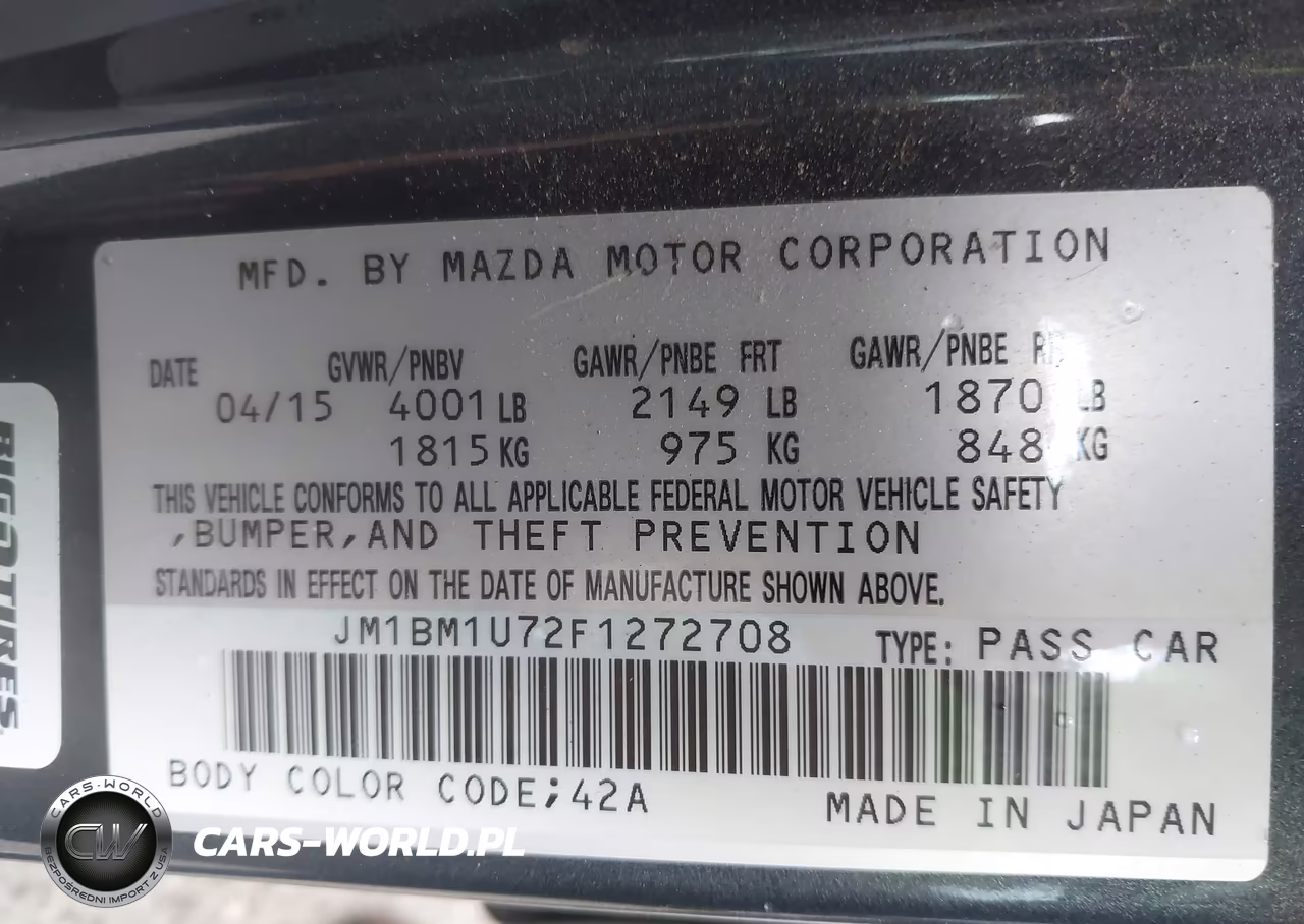 2015 Mazda Mazda3 I Sport VIN:JM1BM1U72F1272708 - 9
