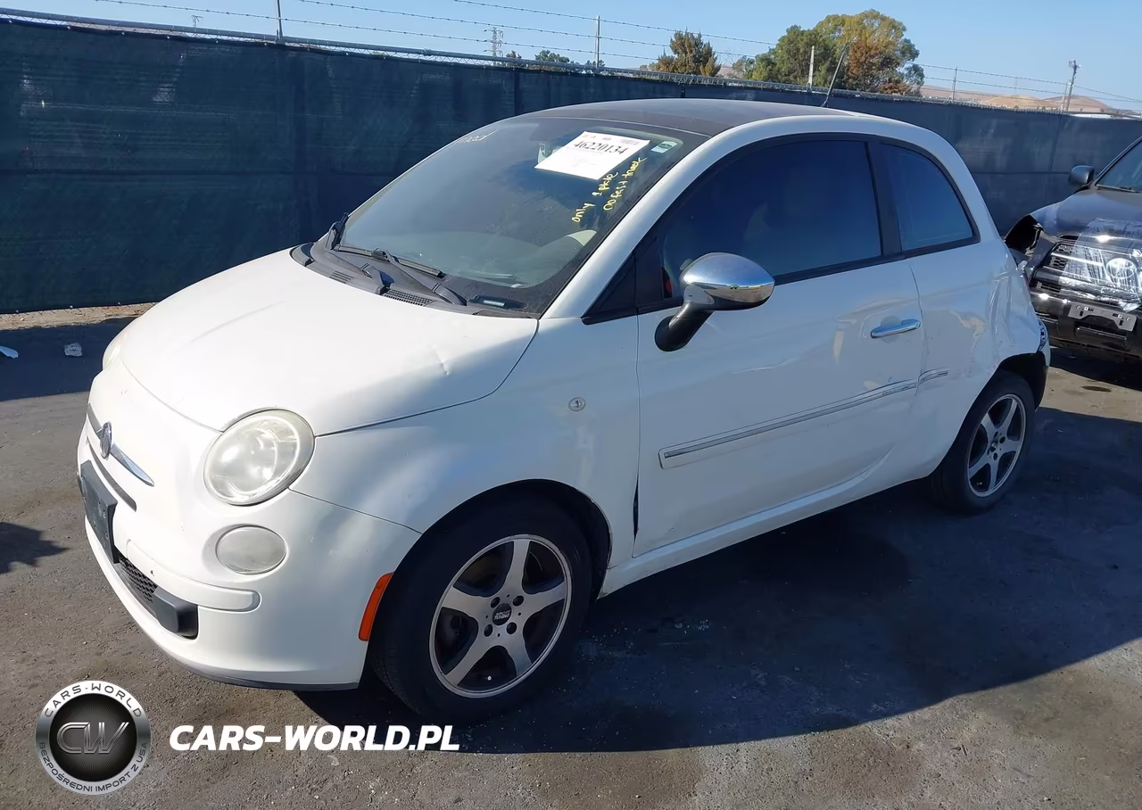 2012 Fiat 500 Pop VIN:3C3CFFAR6CT119873 - 2