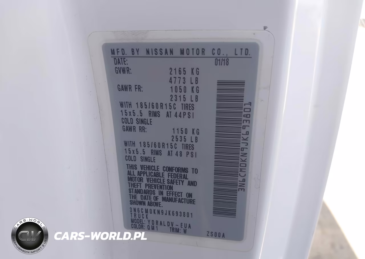 2018 Nissan Nv200 S VIN:3N6CM0KN9JK693801 - 9