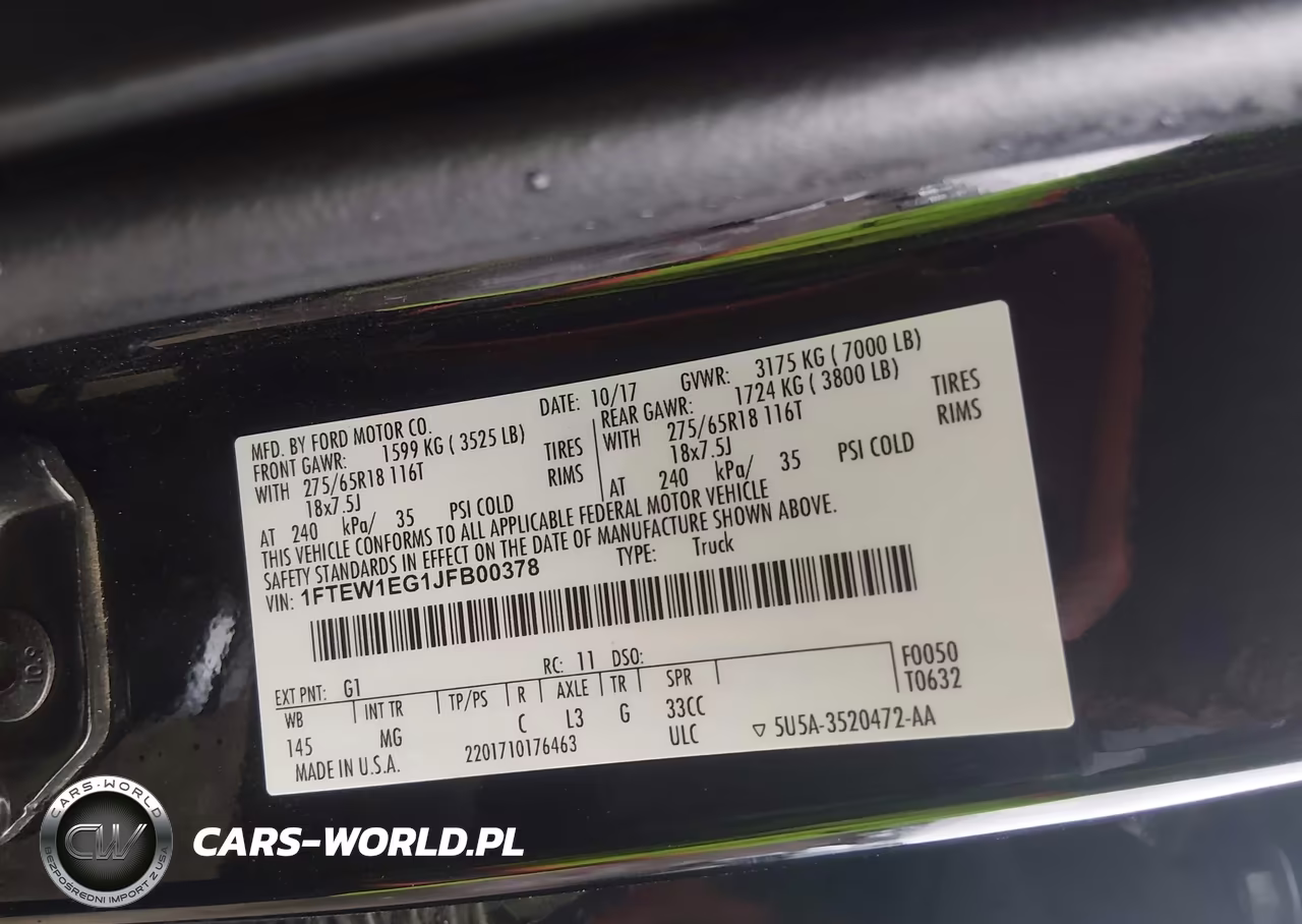 2018 Ford F-150 Xlt VIN:1FTEW1EG1JFB00378 - 9