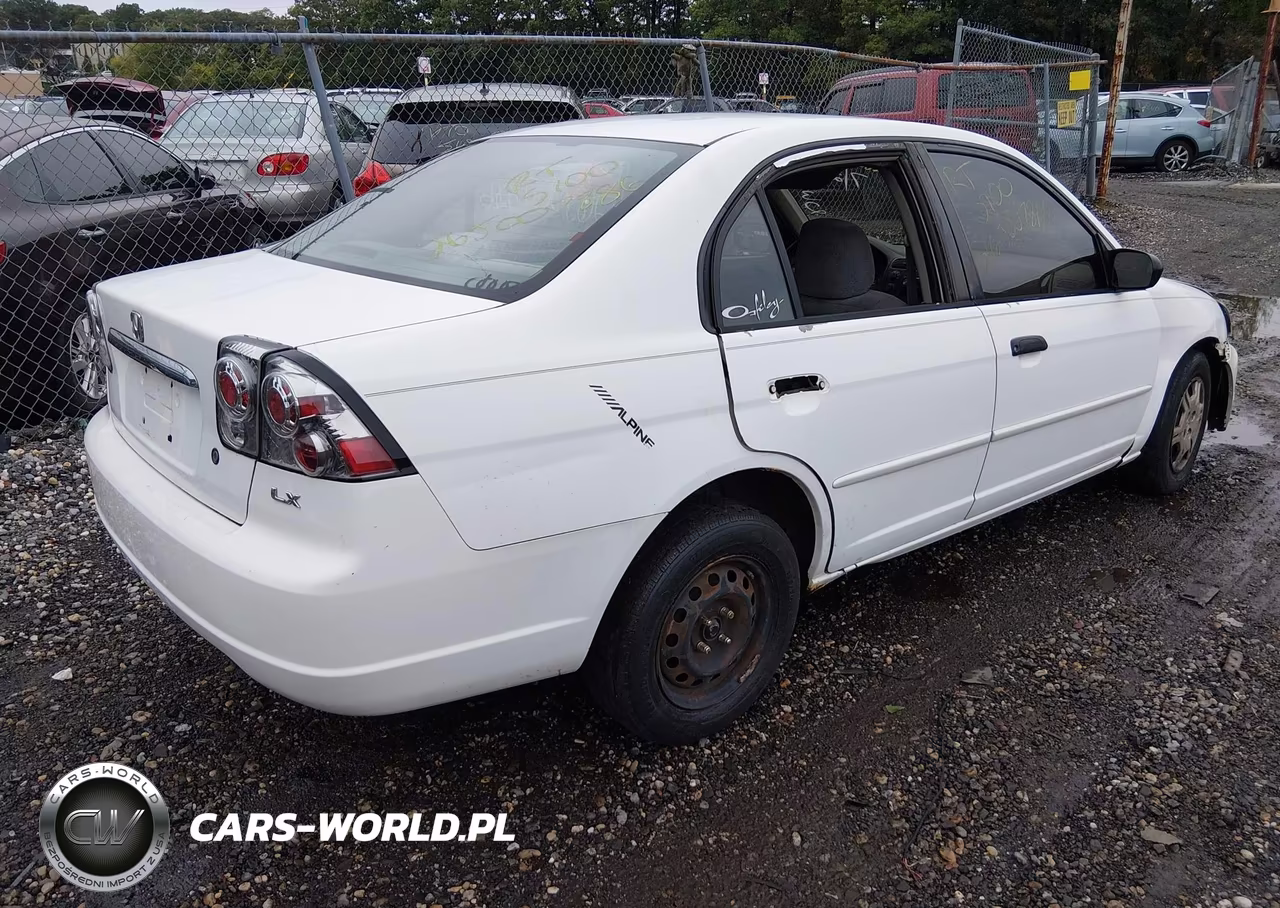 2001 Honda Civic Lx VIN:2HGES165X1H504496 - 4
