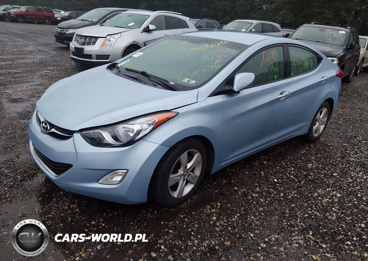 2012 Hyundai Elantra Gls (Ulsan Plant) VIN:KMHDH4AE3CU317033 - 2