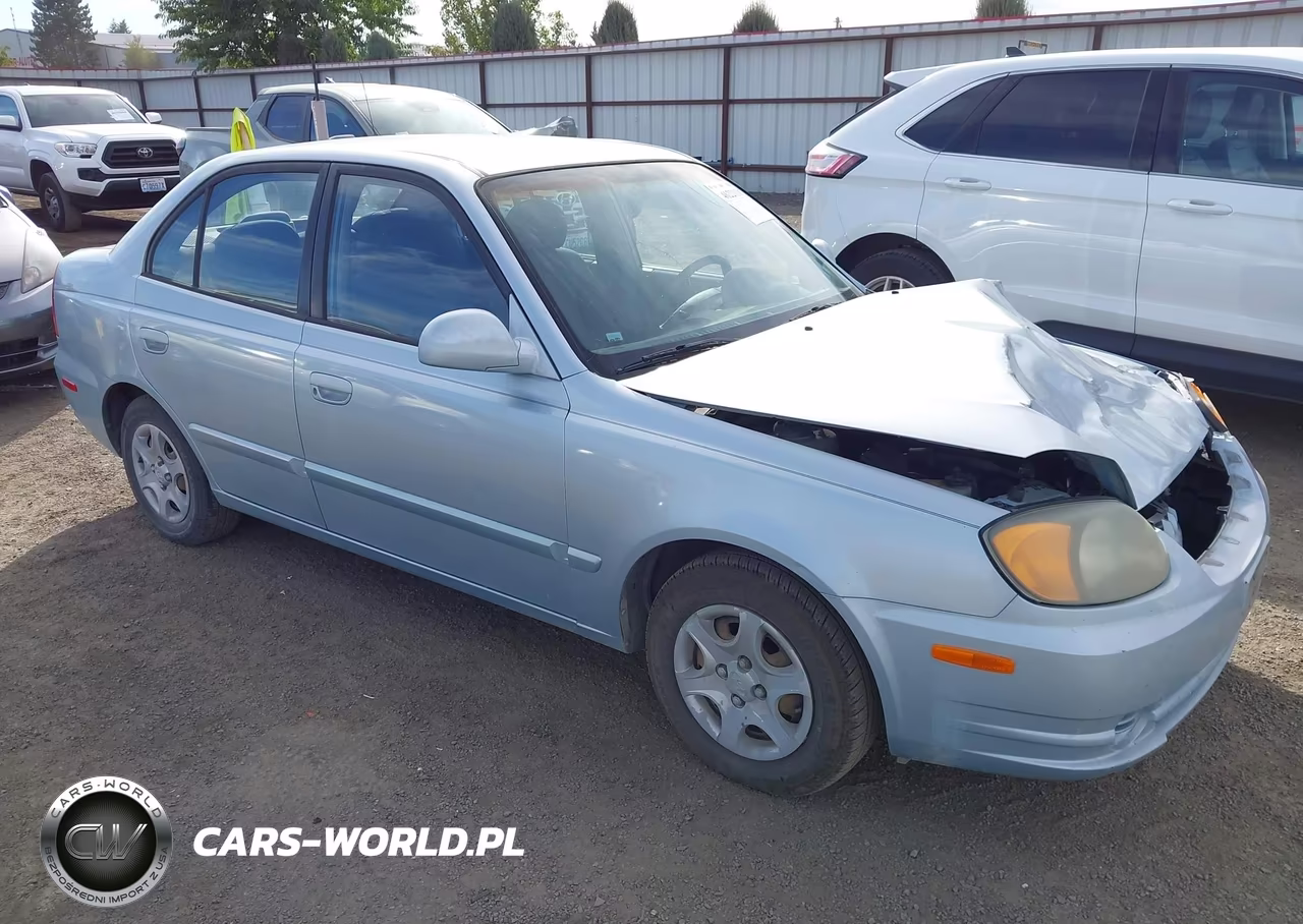 2004 Hyundai Accent Gl VIN:KMHCG45C54U499827 - 1