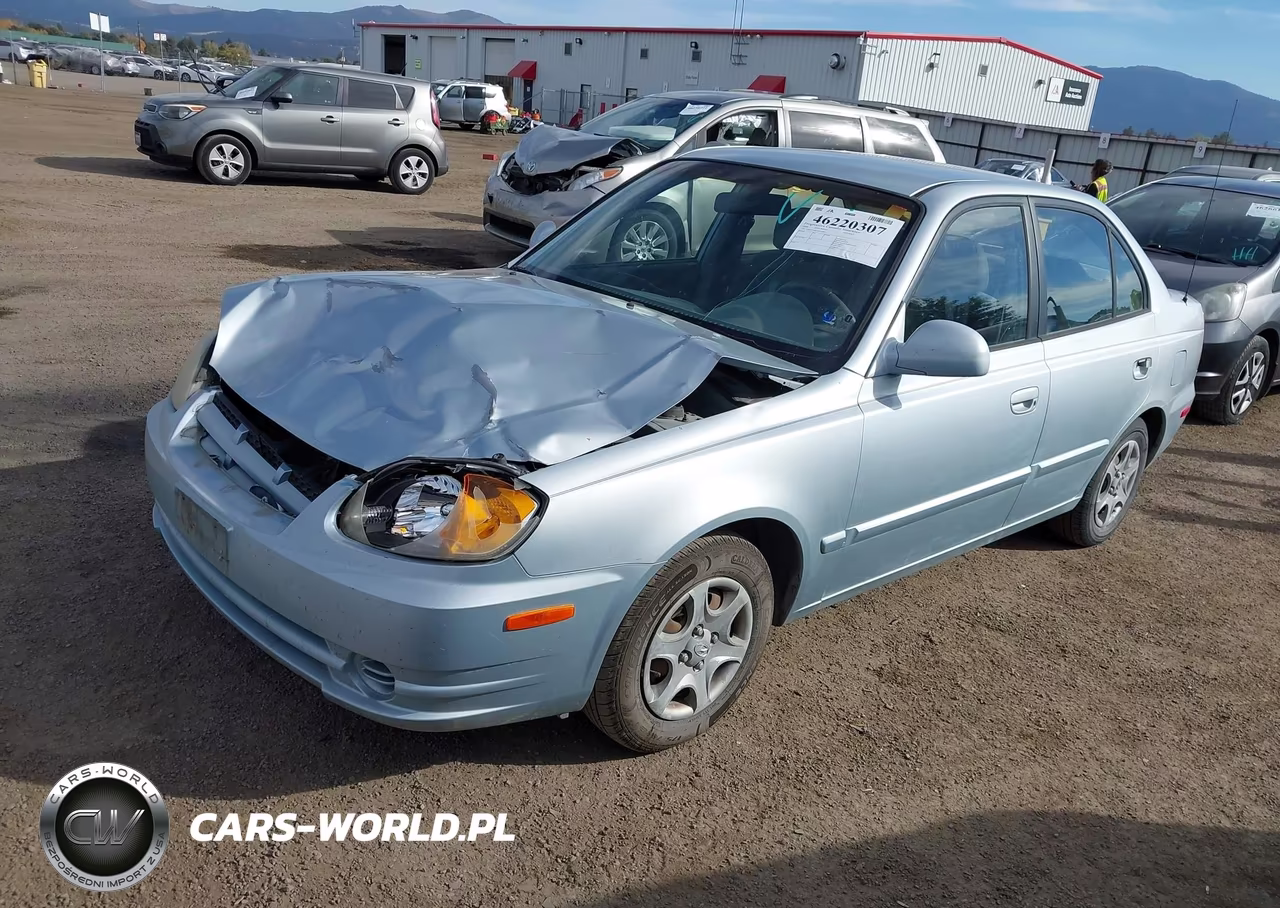 2004 Hyundai Accent Gl VIN:KMHCG45C54U499827 - 2