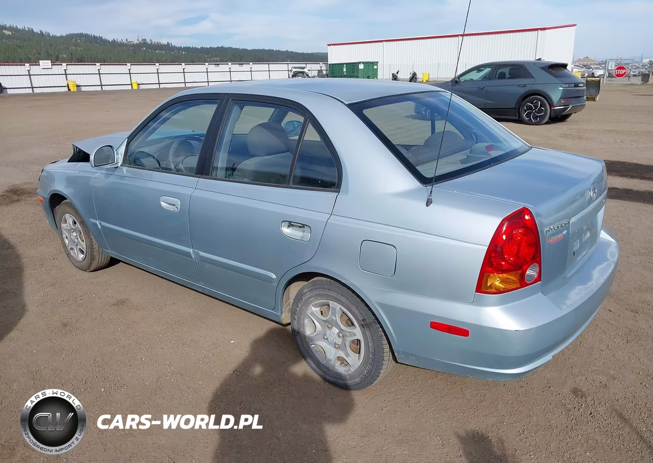 2004 Hyundai Accent Gl VIN:KMHCG45C54U499827 - 3