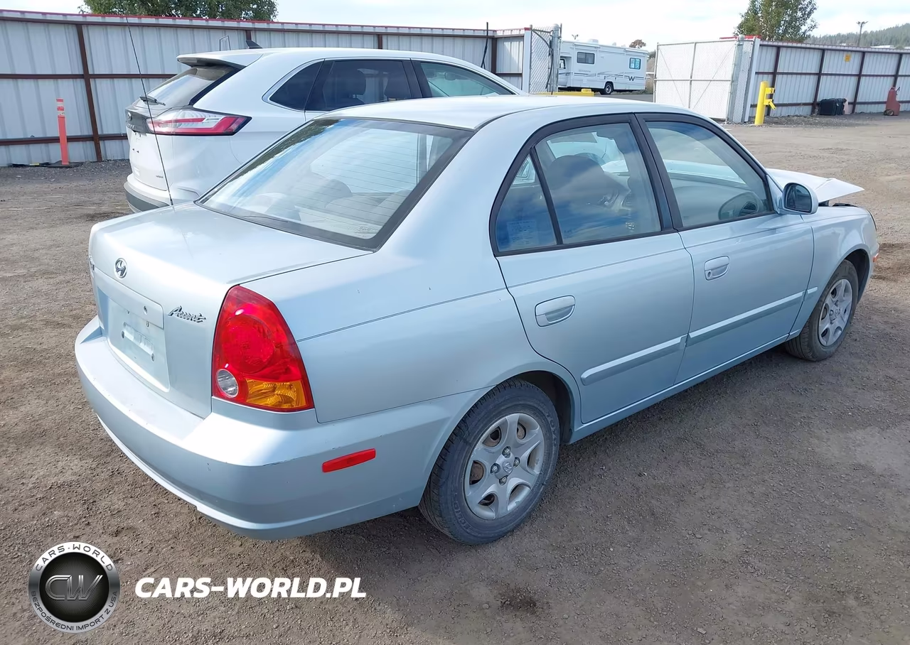 2004 Hyundai Accent Gl VIN:KMHCG45C54U499827 - 4