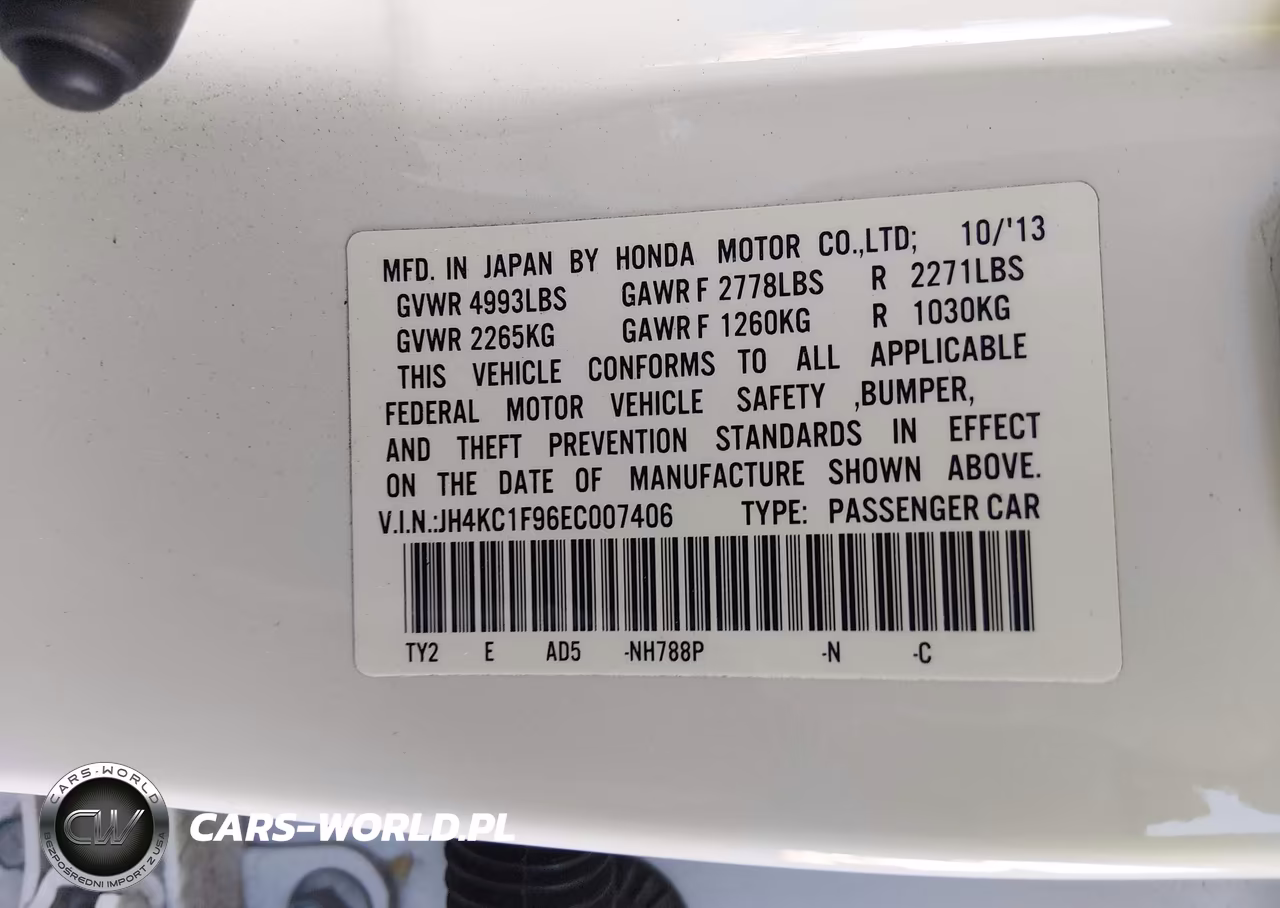 2014 Acura Rlx VIN:JH4KC1F96EC007406 - 9