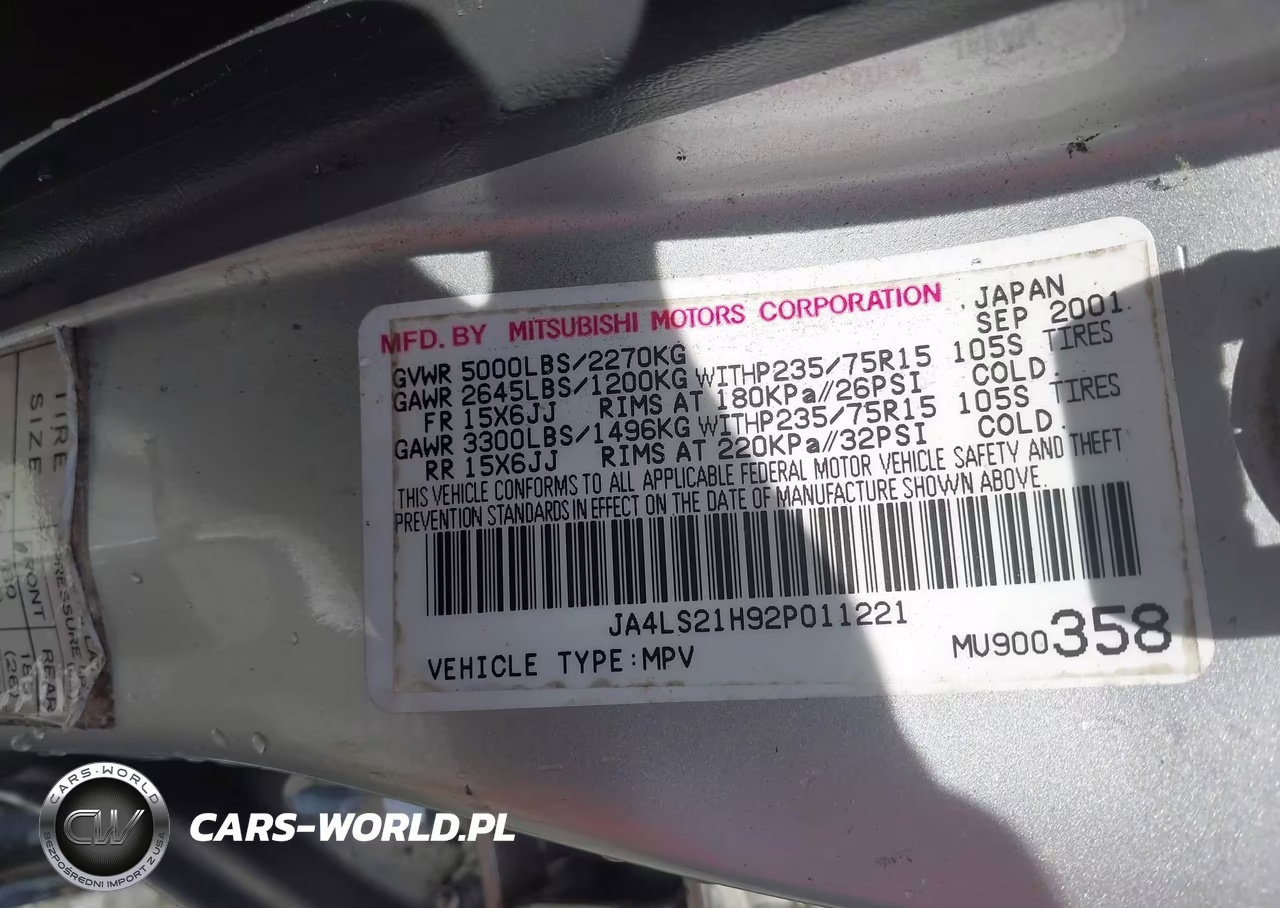 2002 Mitsubishi Montero Sport Es-Ls VIN:JA4LS21H92P011221 - 9