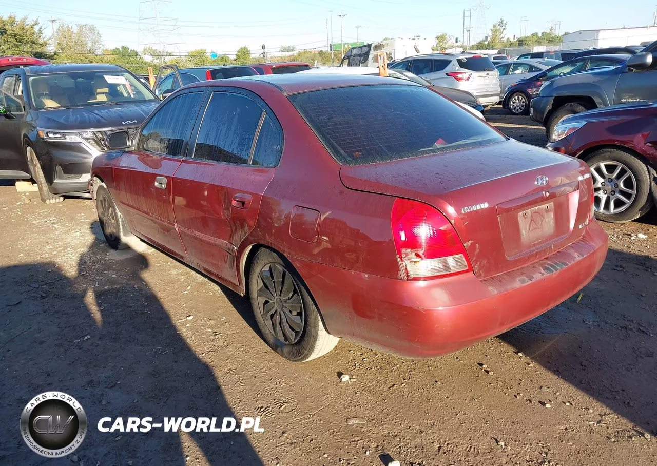 2001 Hyundai Elantra Gls VIN:KMHDN45DX1U049248 - 3
