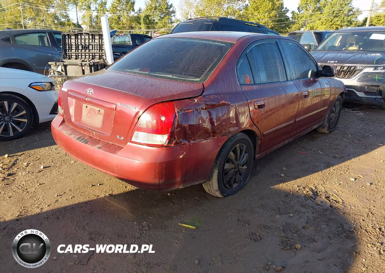 2001 Hyundai Elantra Gls VIN:KMHDN45DX1U049248 - 4