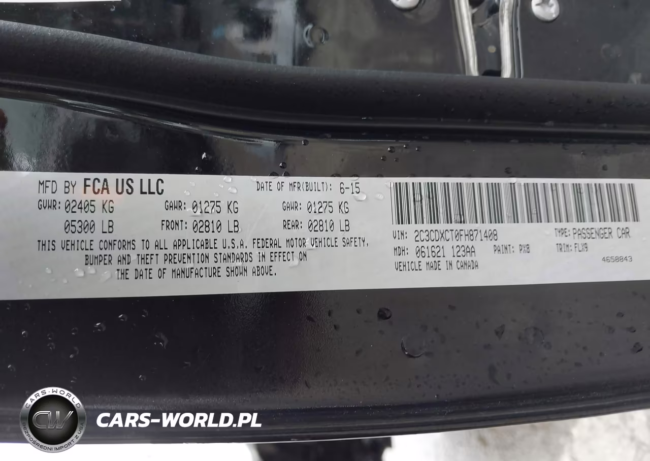 2015 Dodge Charger Road-Track VIN:2C3CDXCT0FH871408 - 9