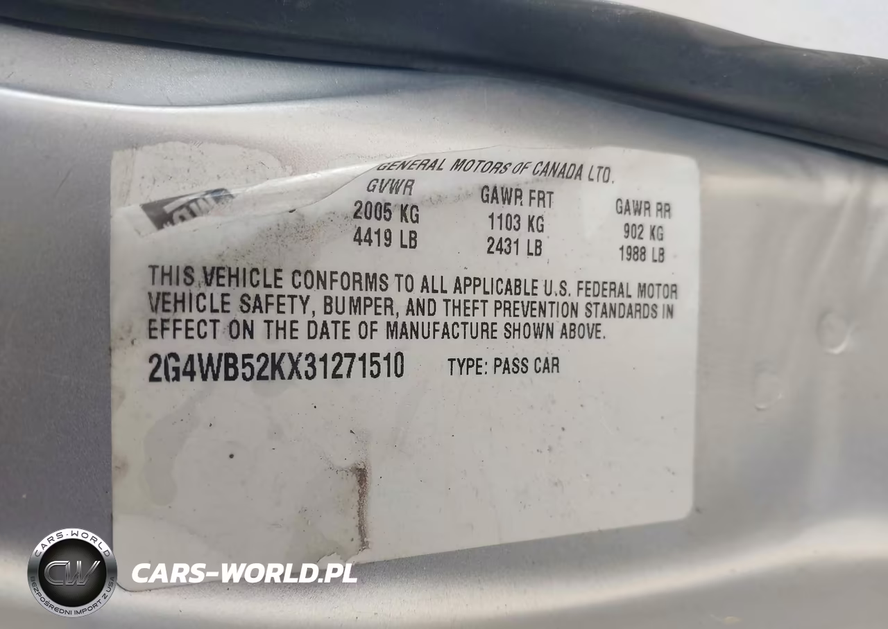 2003 Buick Regal Ls VIN:2G4WB52KX31271510 - 9