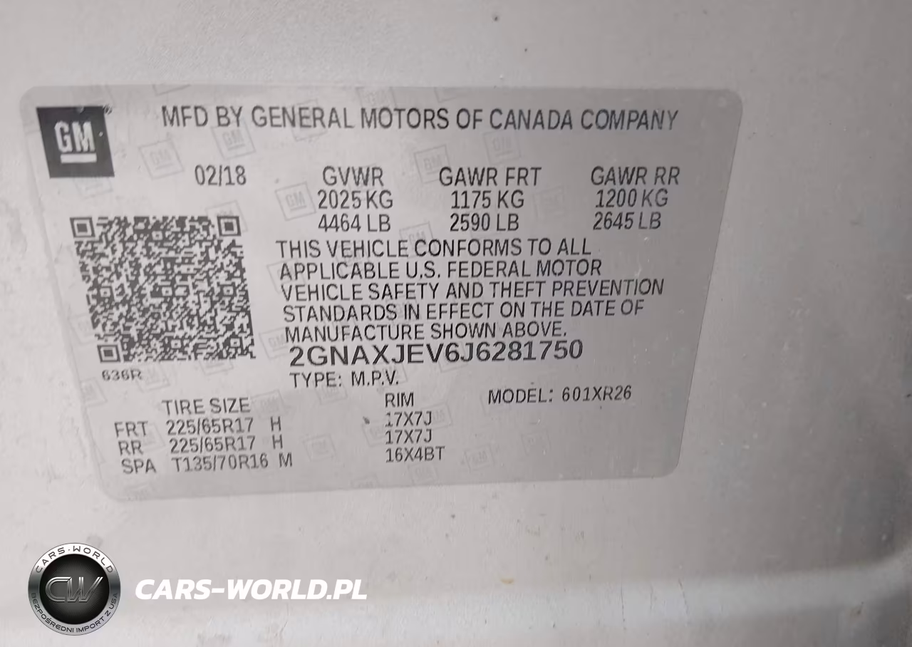 2018 Chevrolet Equinox Lt VIN:2GNAXJEV6J6281750 - 9