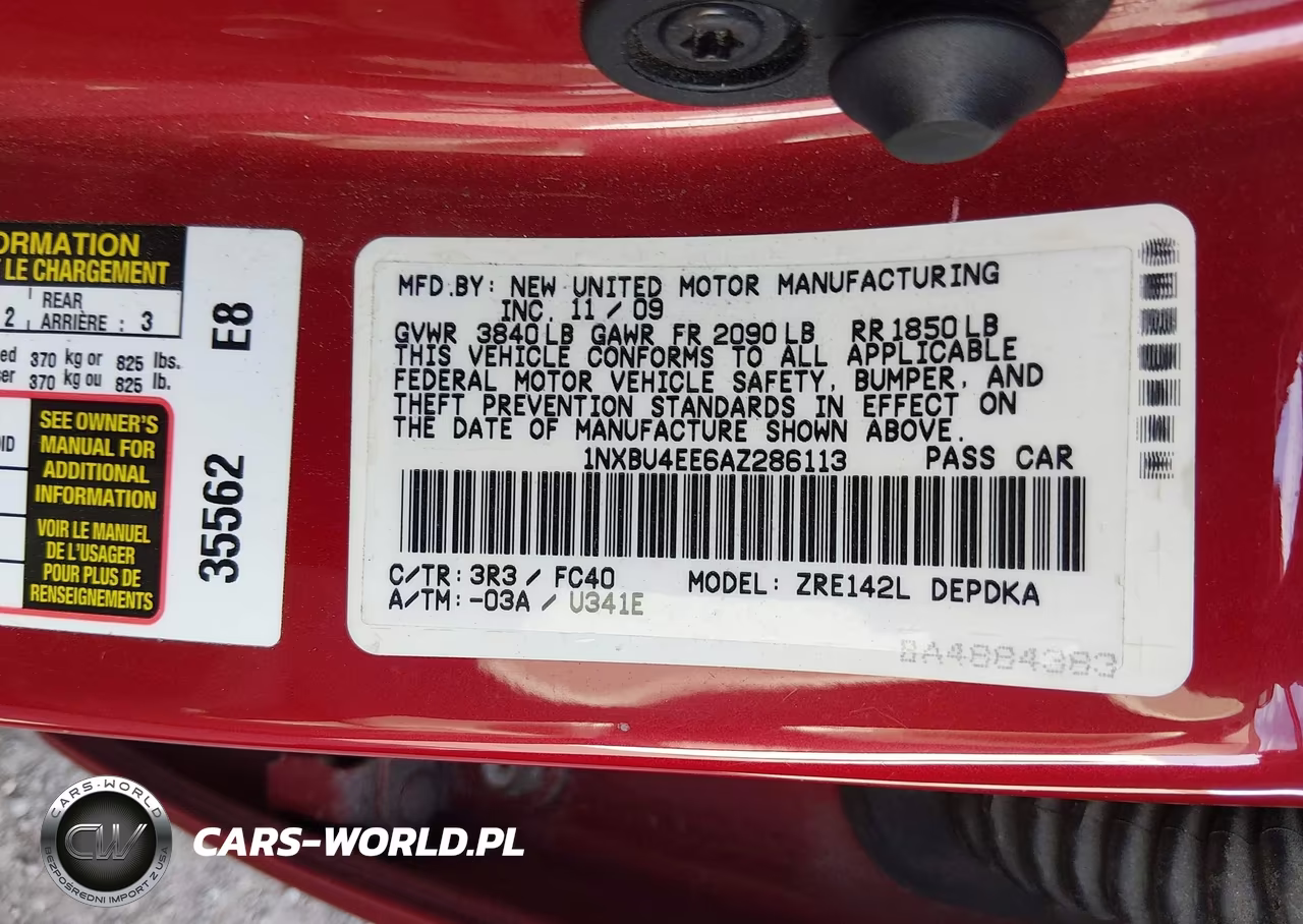 2010 Toyota Corolla Le VIN:1NXBU4EE6AZ286113 - 9