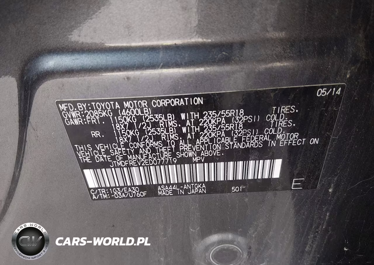 2014 Toyota Rav4 Limited VIN:JTMDFREV2ED077719 - 9