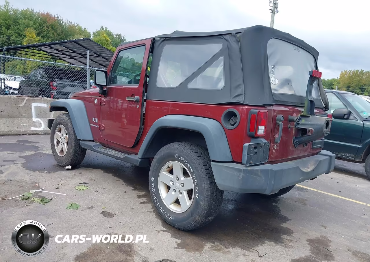 2008 Jeep Wrangler X VIN:1J8FA24138L565593 - 3