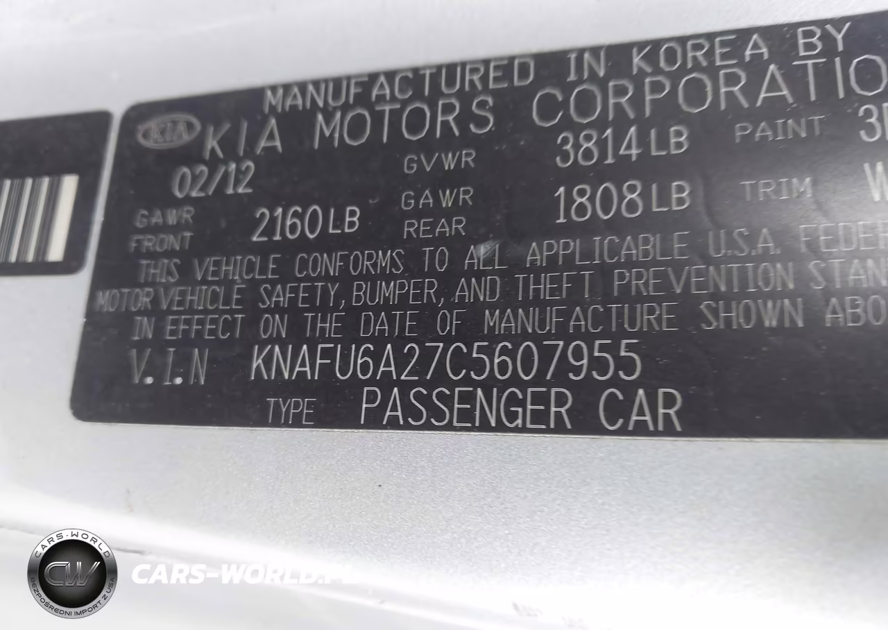 2012 Kia Forte Koup Ex VIN:KNAFU6A27C5607955 - 9