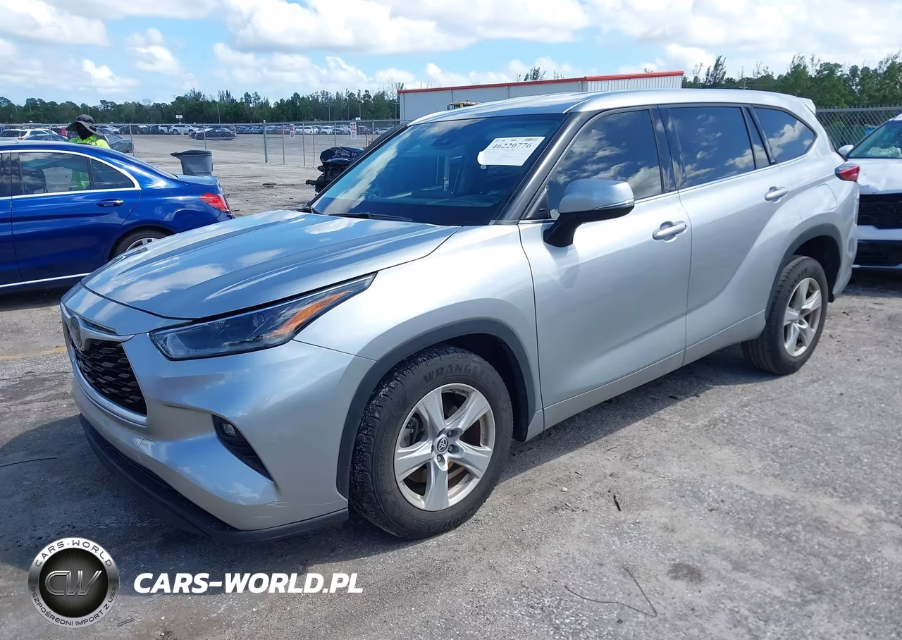 2021 Toyota Highlander Le VIN:5TDZZRAH4MS050537 - 2