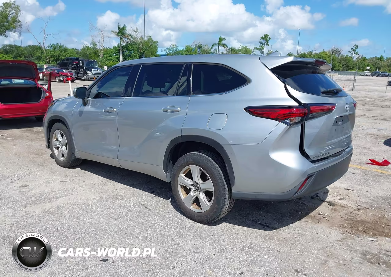 2021 Toyota Highlander Le VIN:5TDZZRAH4MS050537 - 3
