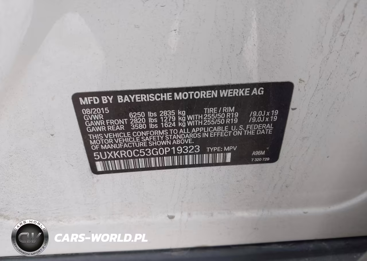 2016 BMW X5 xDrive35I VIN:5UXKR0C53G0P19323 - 9