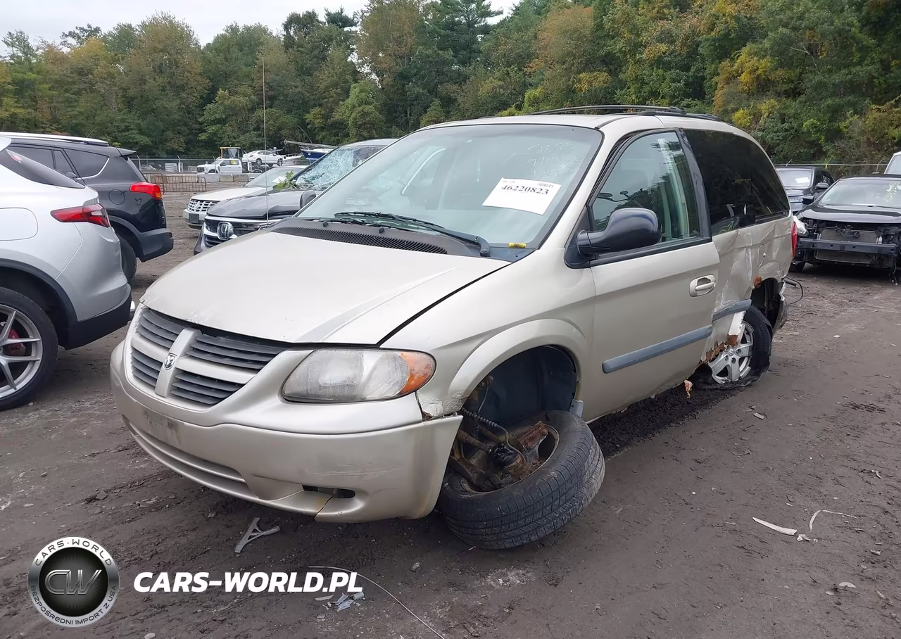 2006 Dodge Caravan Sxt VIN:1D4GP45R46B737727 - 2