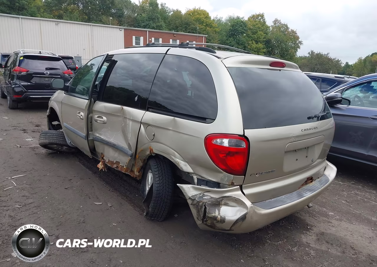 2006 Dodge Caravan Sxt VIN:1D4GP45R46B737727 - 3