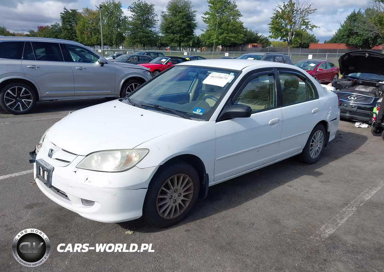 2005 Honda Civic Lx VIN:2HGES16585H630670 - 2