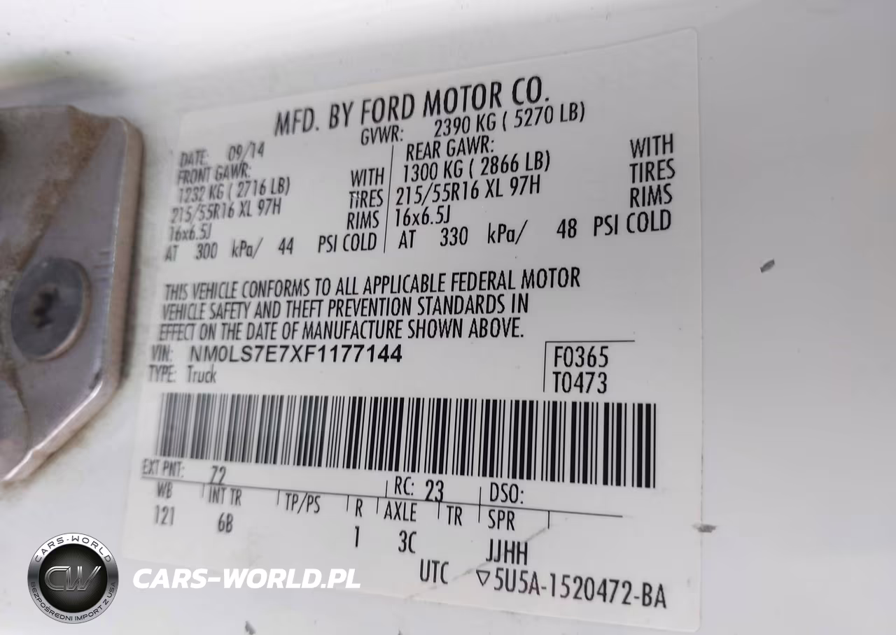 2015 Ford Transit Connect Xl VIN:NM0LS7E7XF1177144 - 9