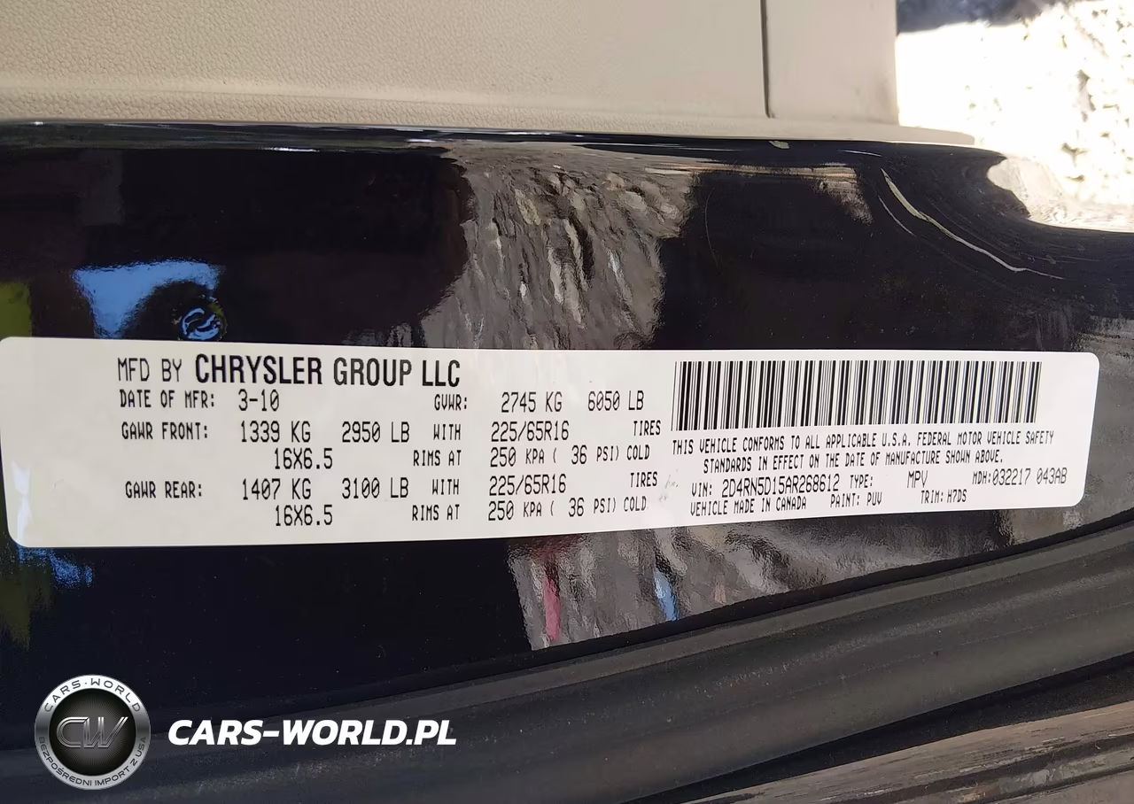 2010 Dodge Grand Caravan Sxt VIN:2D4RN5D15AR268612 - 9