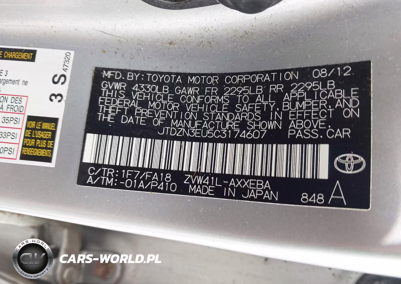 2012 Toyota Prius V Three VIN:JTDZN3EU5C3174607 - 9