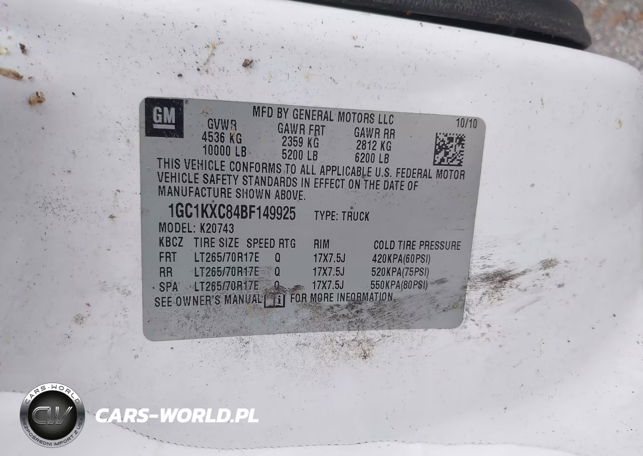 2011 Chevrolet Silverado 2500Hd Lt VIN:1GC1KXC84BF149925 - 9