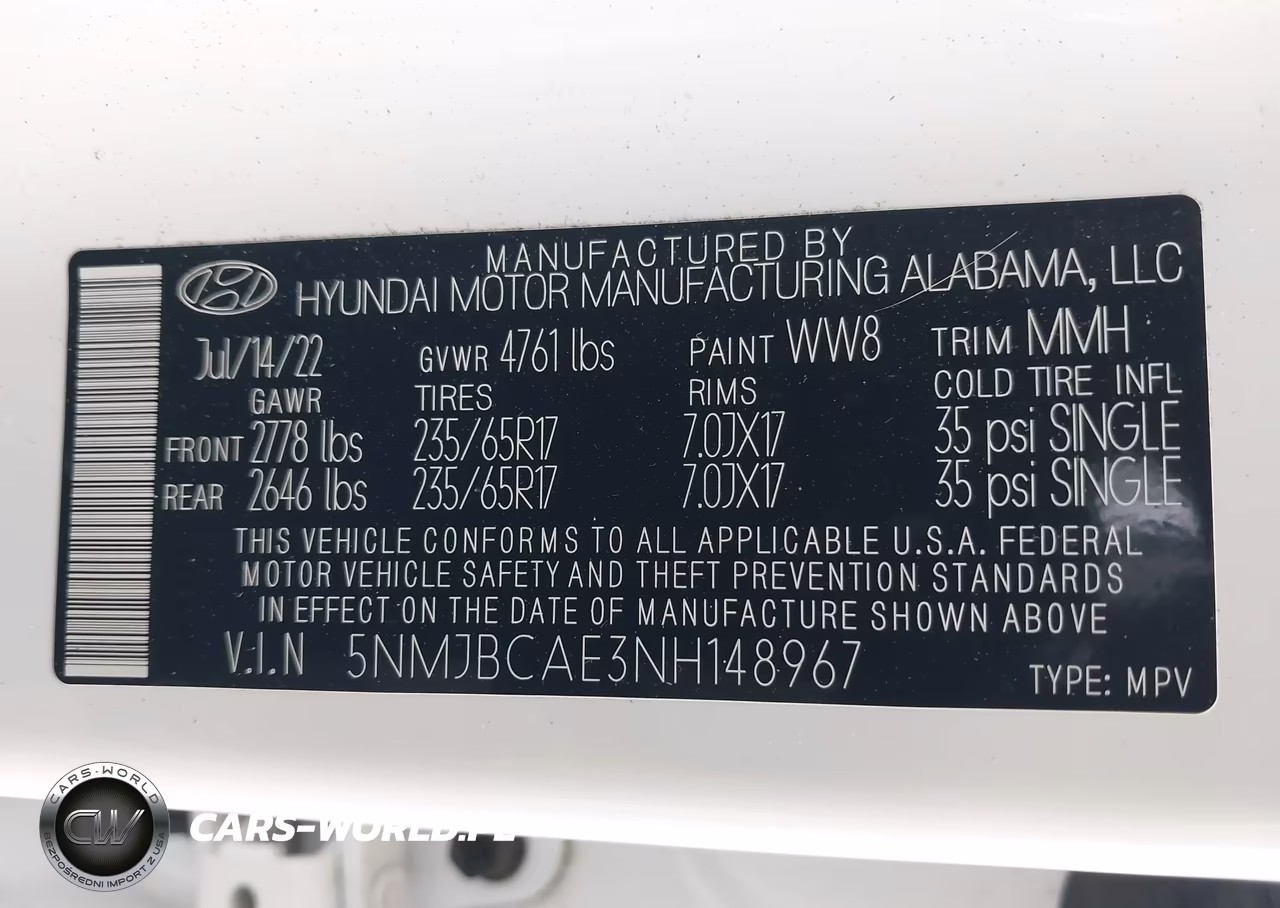 2022 Hyundai Tucson Sel VIN:5NMJBCAE3NH148967 - 9