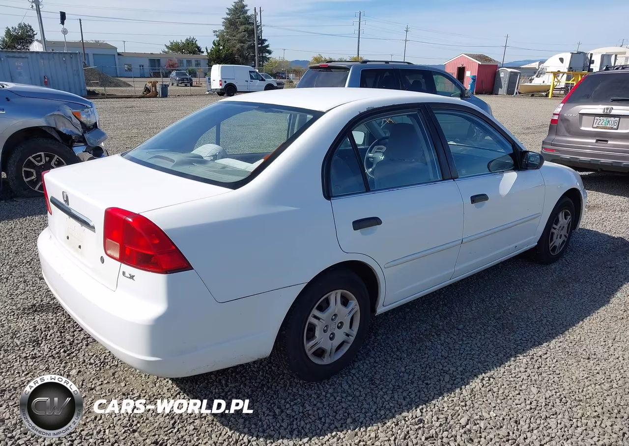2001 Honda Civic Lx VIN:2HGES16591H608056 - 4