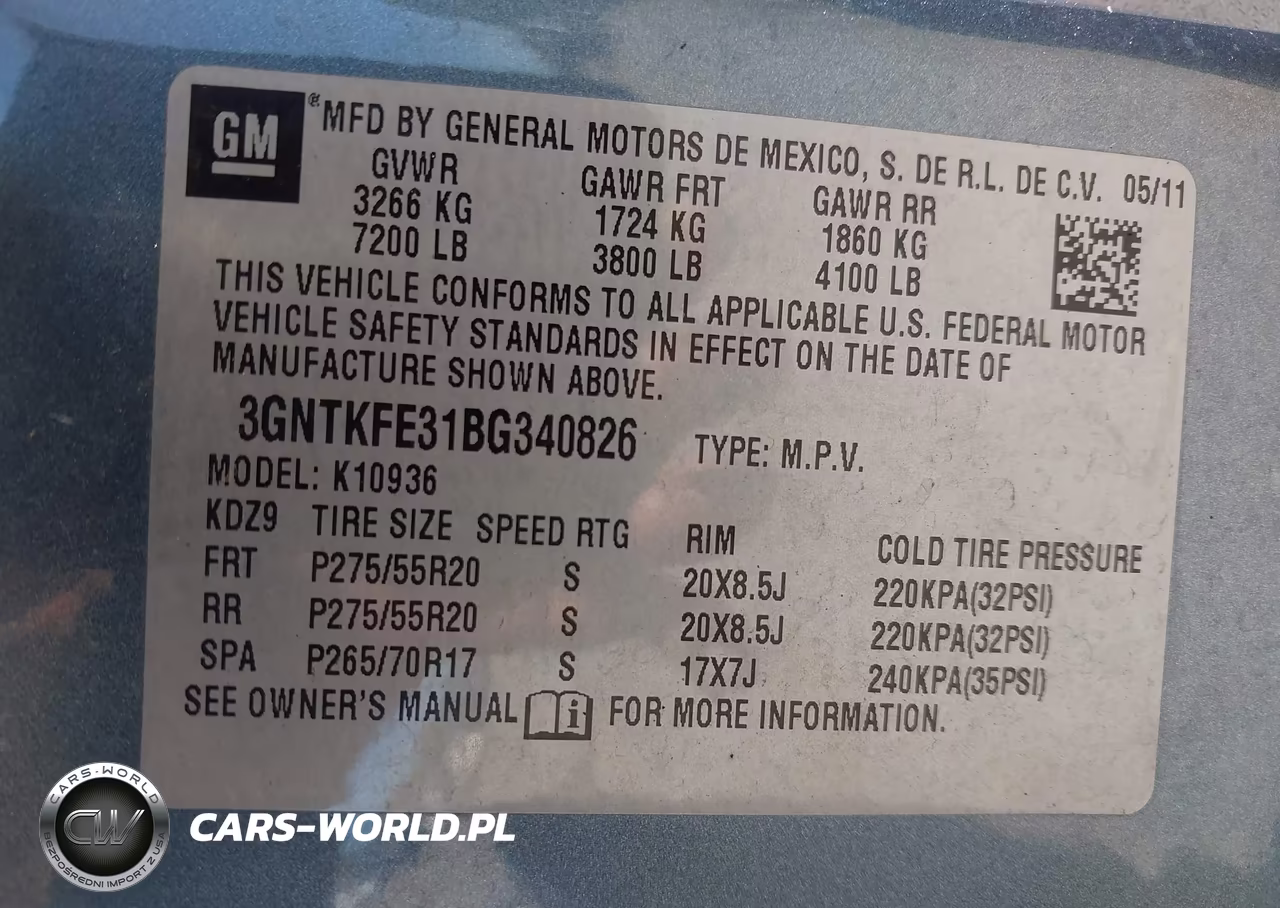 2011 Chevrolet Avalanche 1500 Lt1 VIN:3GNTKFE31BG340826 - 9