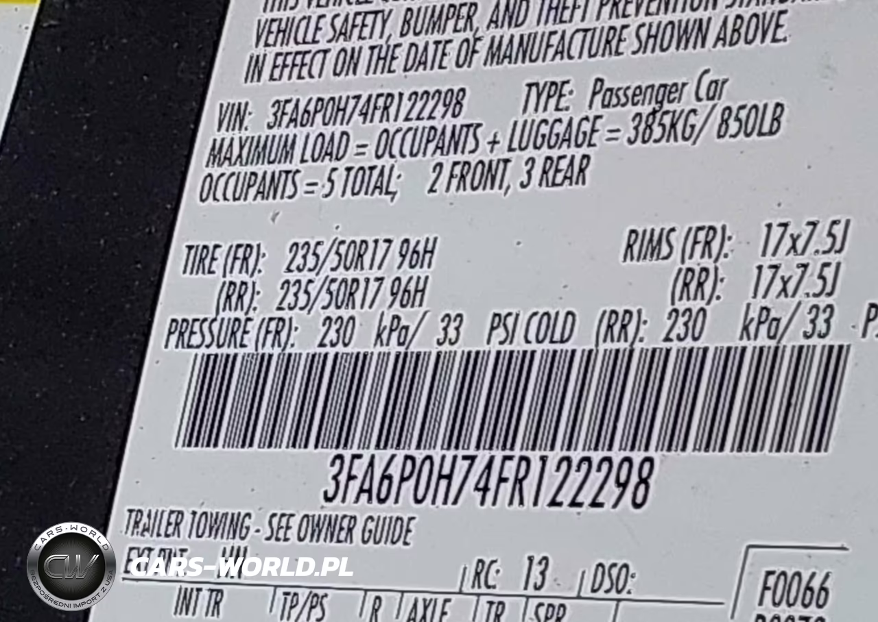 2015 Ford Fusion Se VIN:3FA6P0H74FR122298 - 9