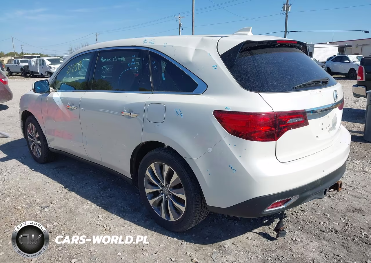 2014 Acura Mdx Technology Package VIN:5FRYD4H42EB030016 - 3