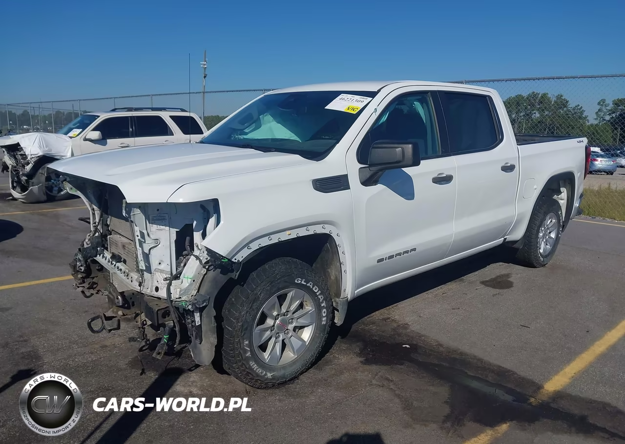 2023 GMC Sierra 1500 4Wd Short Box Pro VIN:3GTPUAEKXPG227642 - 2