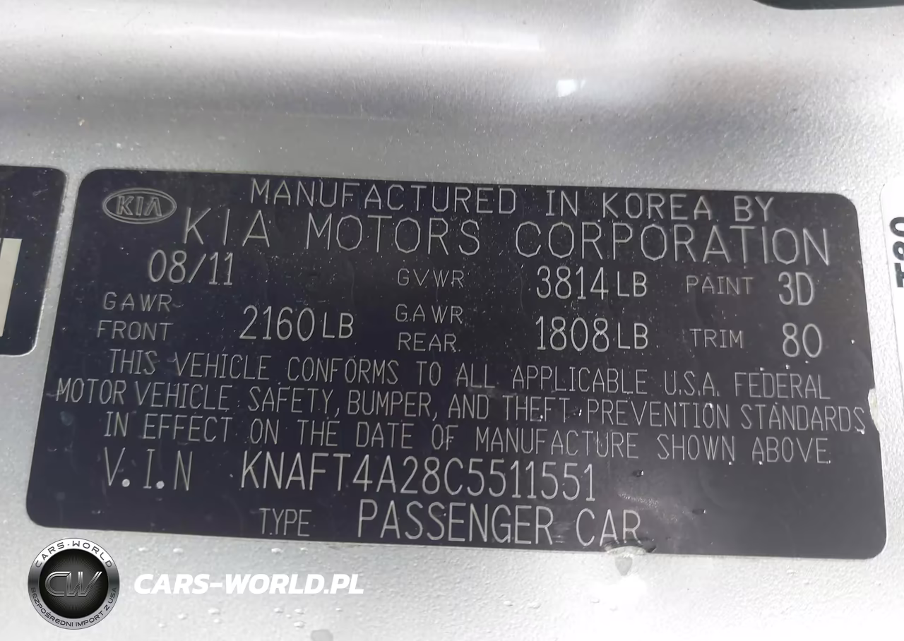 2012 Kia Forte Lx VIN:KNAFT4A28C5511551 - 9