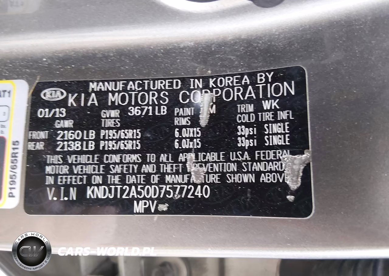 2013 Kia Soul VIN:KNDJT2A50D7577240 - 9