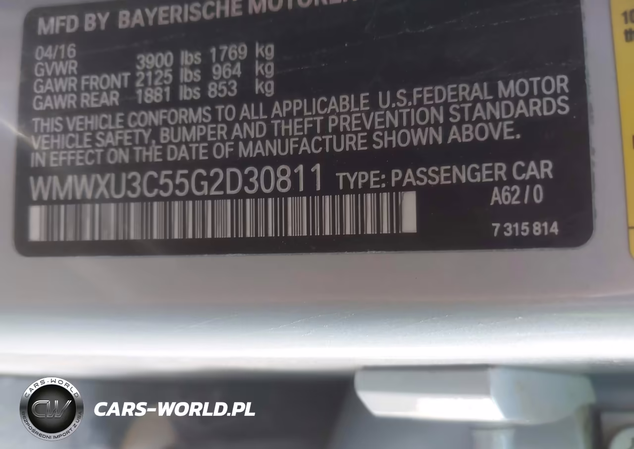 2016 Mini Hardtop Cooper S VIN:WMWXU3C55G2D30811 - 9