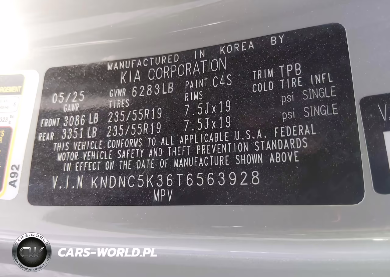 2026 Kia Carnival Mpv Ex VIN:KNDNC5K36T6563928 - 9
