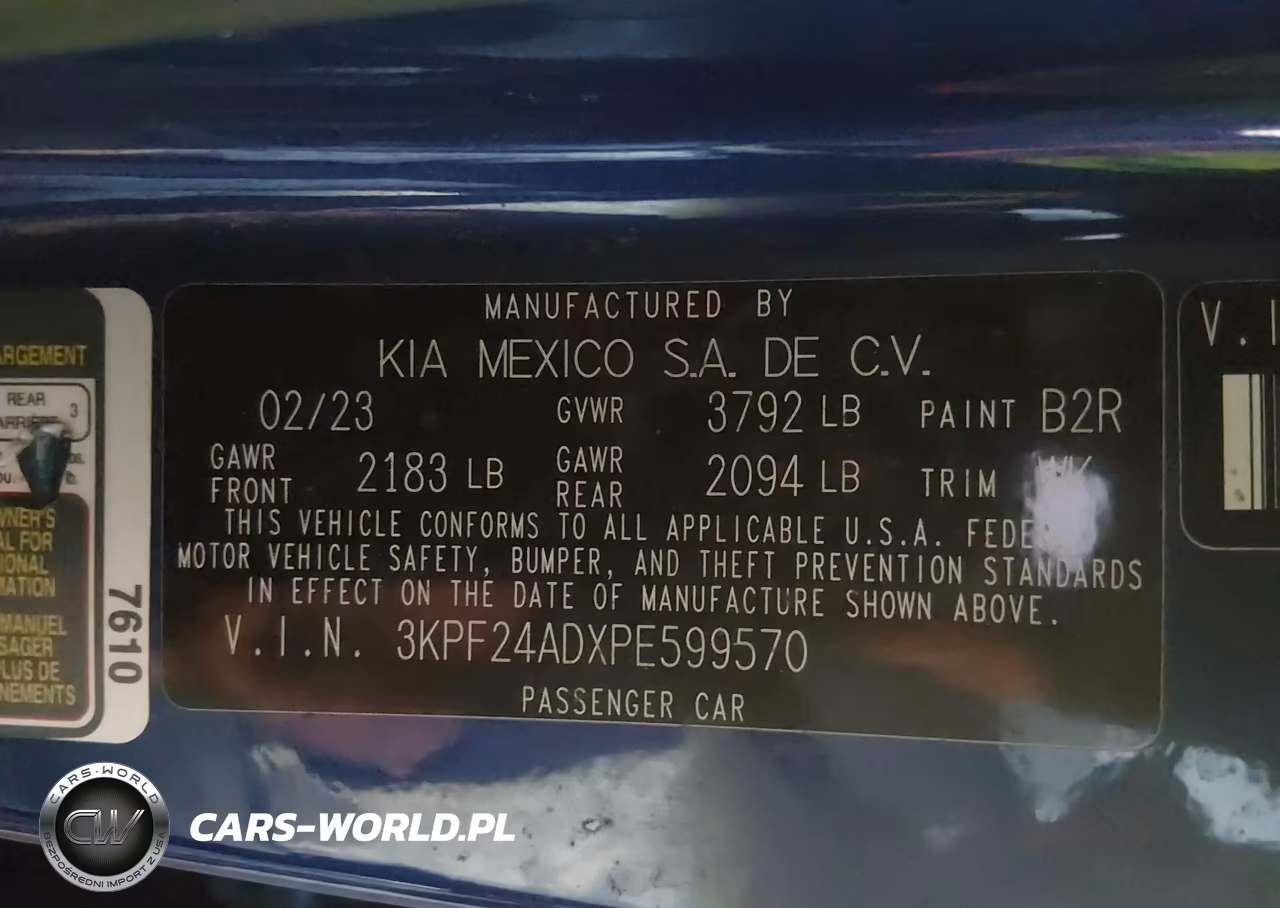 2023 Kia Forte Lxs VIN:3KPF24ADXPE599570 - 9