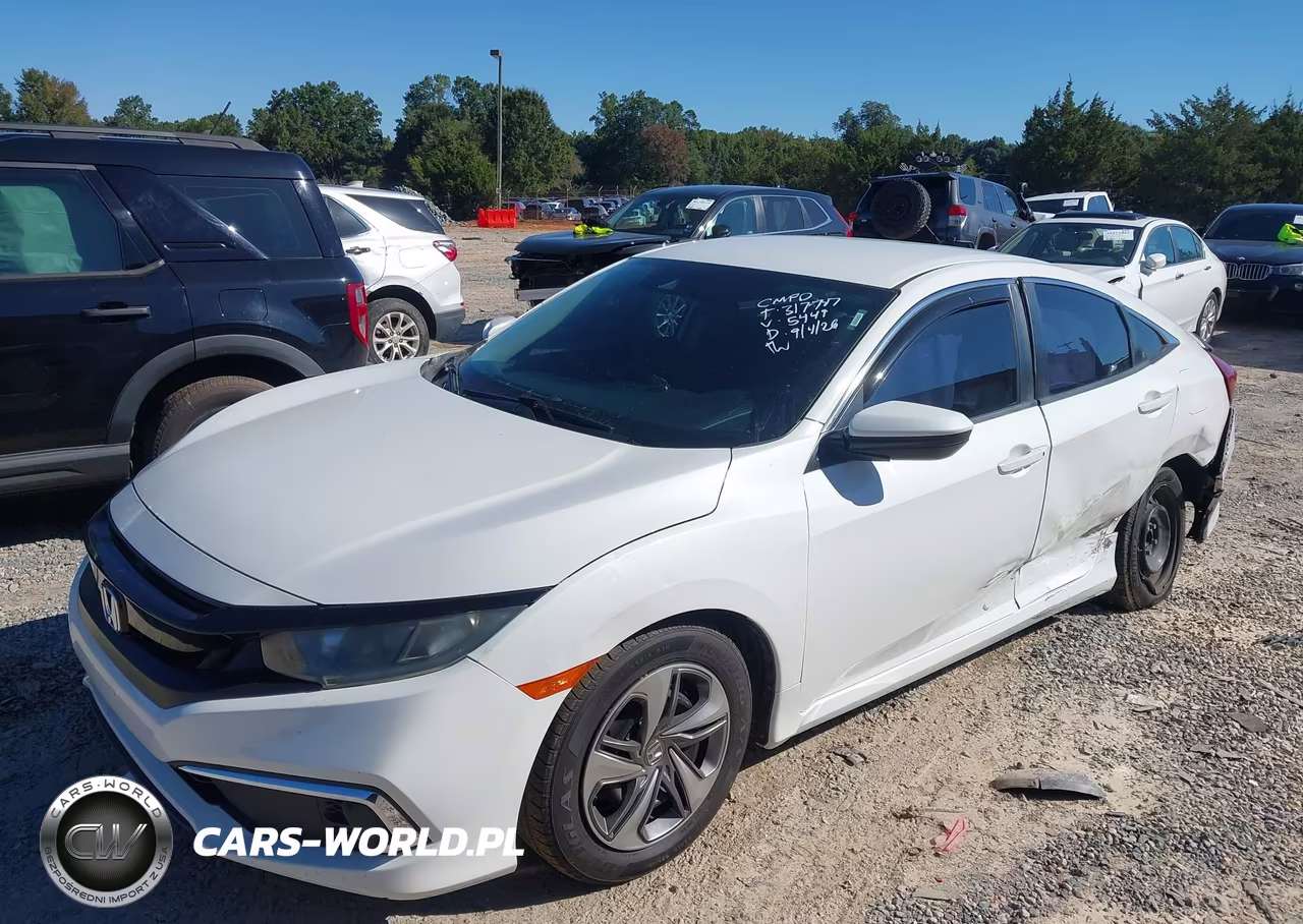 2019 Honda Civic Lx VIN:2HGFC2F64KH505449 - 2