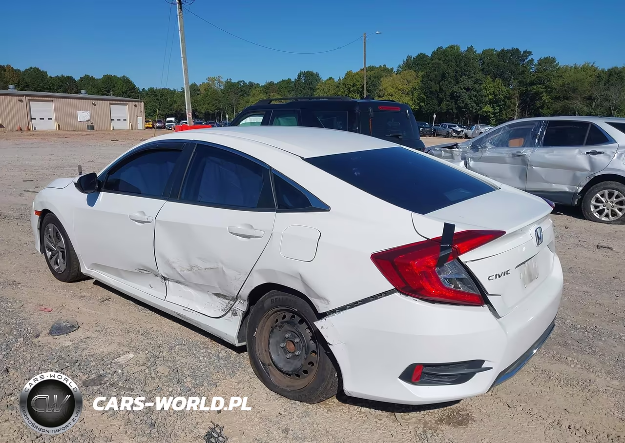 2019 Honda Civic Lx VIN:2HGFC2F64KH505449 - 3