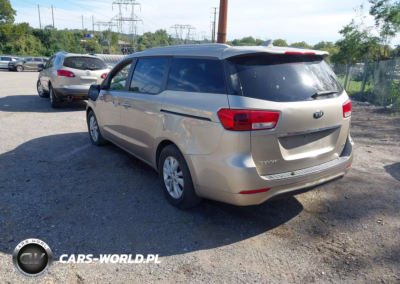 2015 Kia Sedona Lx VIN:KNDMB5C1XF6067739 - 3