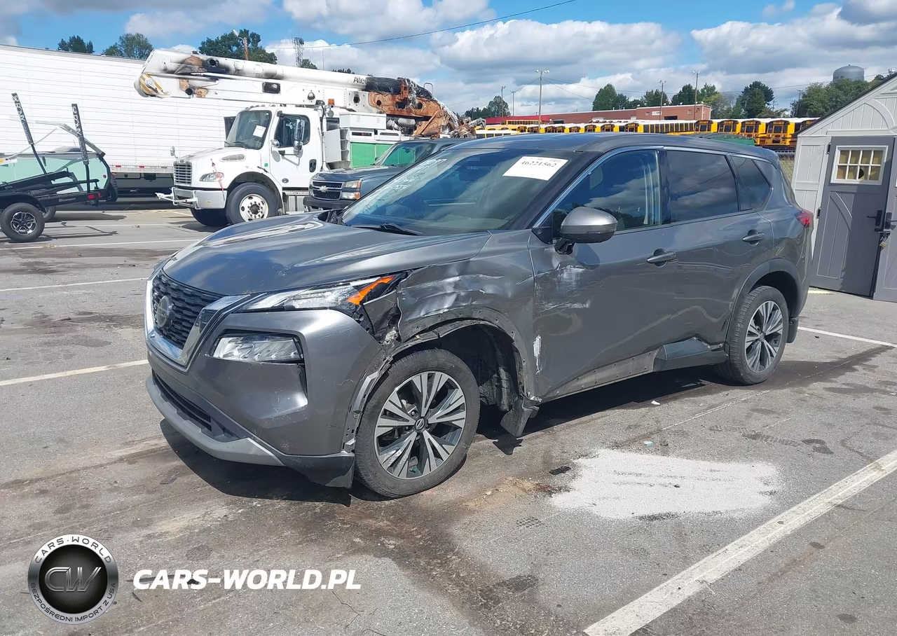 2021 Nissan Rogue Sv Fwd VIN:JN8AT3BA0MW010554 - 2