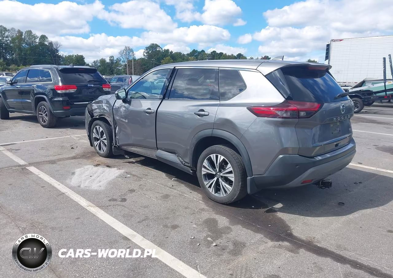 2021 Nissan Rogue Sv Fwd VIN:JN8AT3BA0MW010554 - 3
