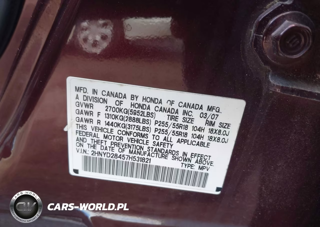2007 Acura Mdx Technology Package VIN:2HNYD28457H531821 - 9