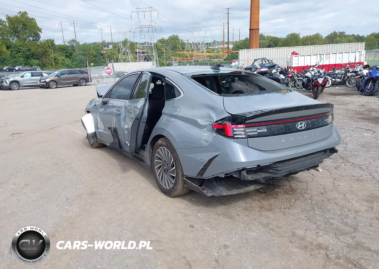 2025 Hyundai Sonata Hybrid Sel VIN:KMHL34JJ0SA120618 - 3